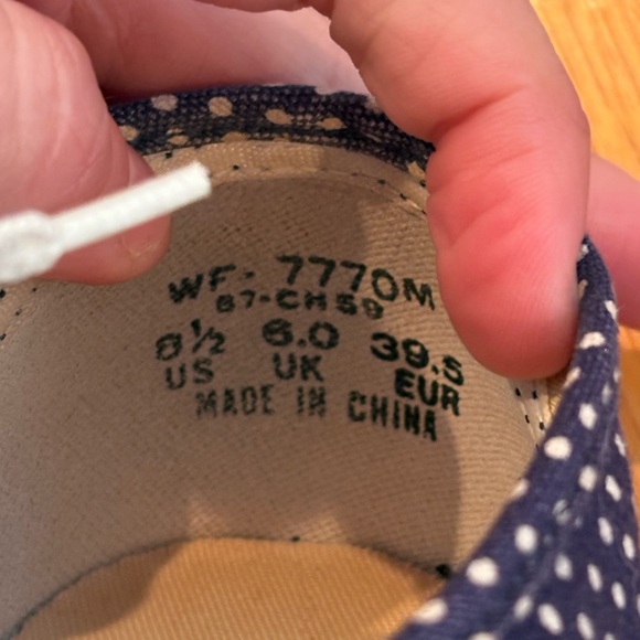 Keds Women’s Polka Dot Canvas Sneakers - Picture 4 of 5